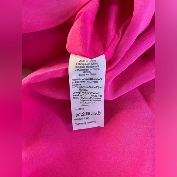 J Crew Silk Tricotine Hot Pink Dress size 2 - Picture 4 of 9